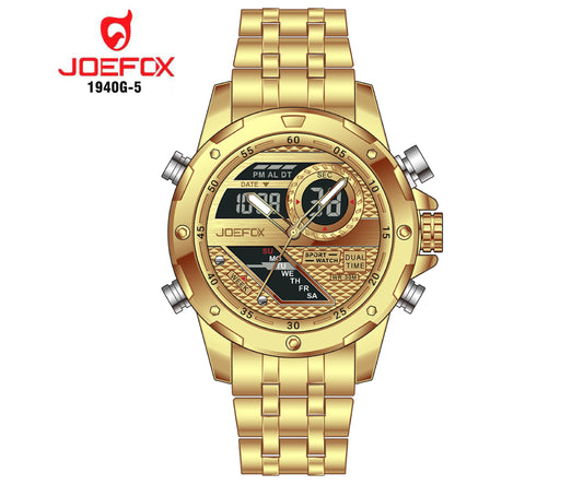 1940G-5 RELOJ METALICO DORADO HOMBRE